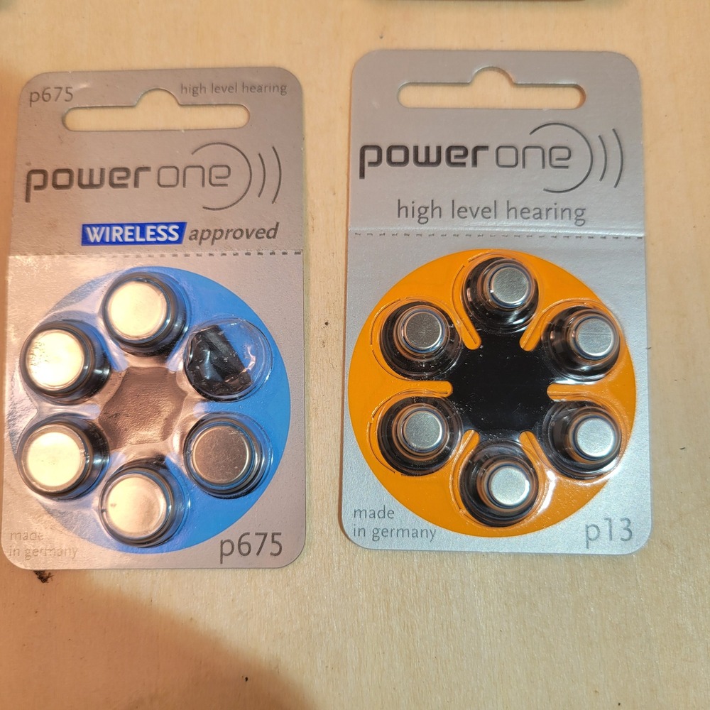 Power One Hearing Aid Batteries P675 Wireless & Bose Wax Guards Replacement Kit - Picture 3 of 12